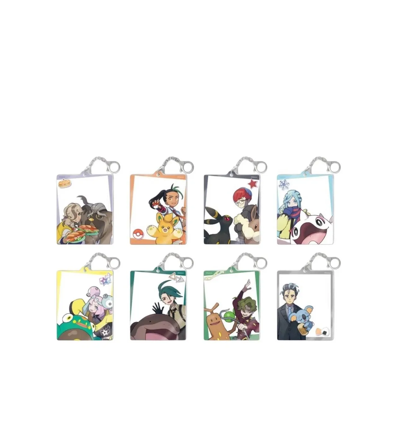 Pokemon TCG: Paldea Trainer Photo Card Key Charm Set Chinese - 1 Unidade Aleatória (2 Boosters + Key Charm + 1 Promo Card)